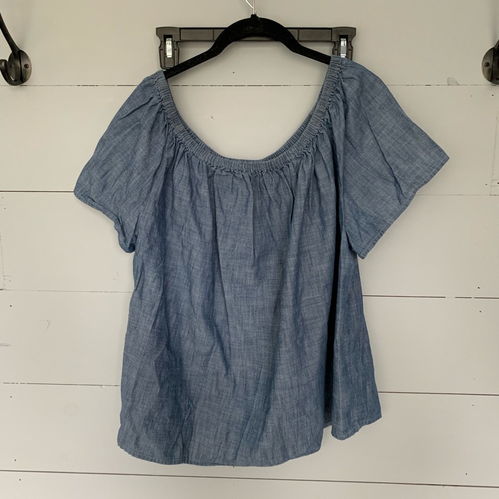 🇺🇸Gap Chambray Off The Shoulder